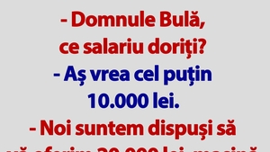BANC | Salariul lui Bulă