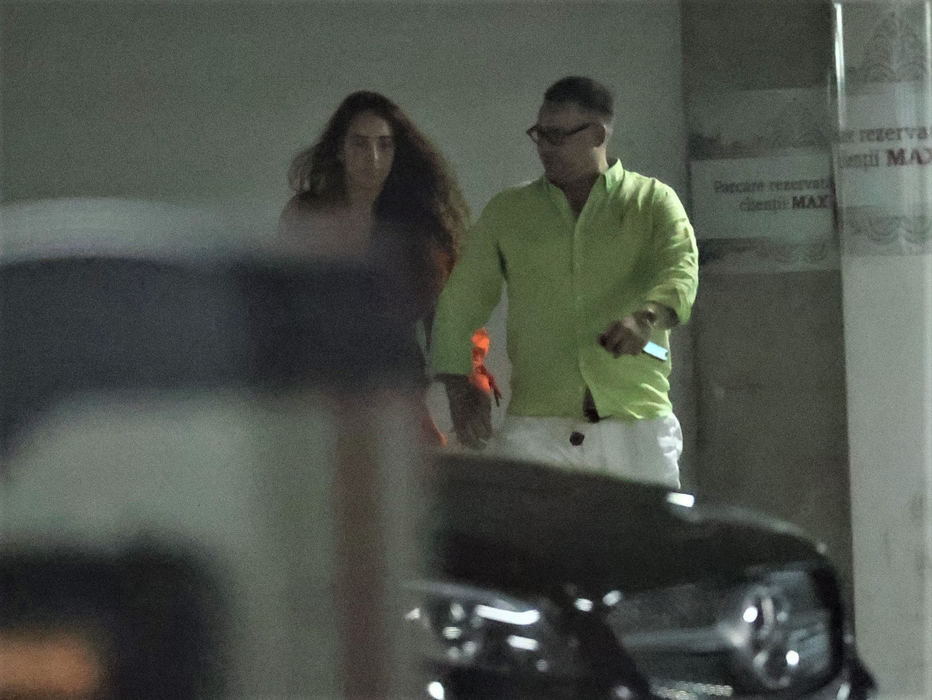 Tudor Aposteanu și Stan Mihaela, în parcare la Mall Băneasa / Sursă foto: CANCAN.RO