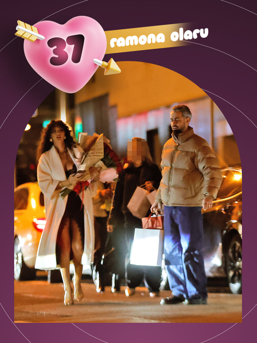 Bianca Drăgușanu, Cristina Pucean și Ramona Olaru, răsfățate peste măsură! Top 40 iubăreți cu brațele pline de flori, de Valentine’s Day