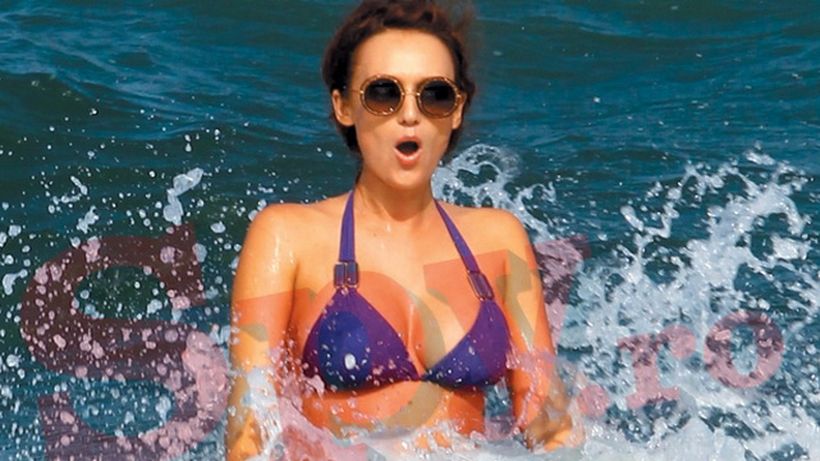 Ce nu a lasat fosta sotie a patronului de la Dinamo sa se vada pana acum! Carmen Negoita ne-a aratat… fluturasul!