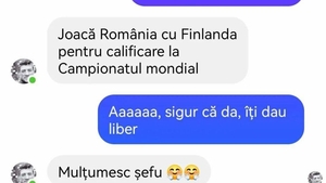 BANC | ”Îmi dați și mie sâmbătă seara liber?”