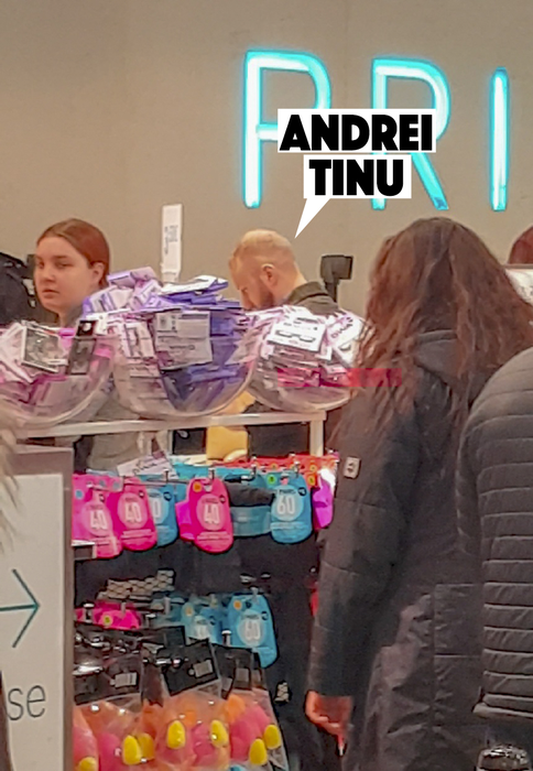 Andrei Tinu și noua iubită, la cumpărături într-un renumit magazin din Berlin