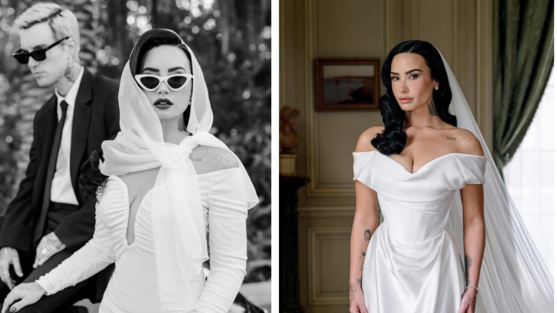 Demi Lovato și Jutes s-au căsătorit! Primele imagini cu artista în rochie de mireasă