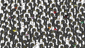 Test de perspicacitate | Doar 1 dintre 500 de oameni poate identifica 3 pisici printre pinguinii din imagine