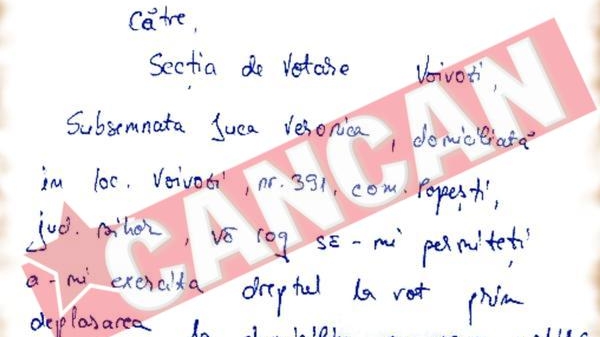 Moarta a cerut urna mobila ca sa voteze!