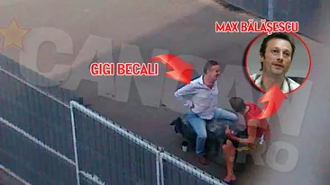 Gigi Becali, fata in fata cu Max Balasescu. Intrevedere de gradul zero in curtea puscariei