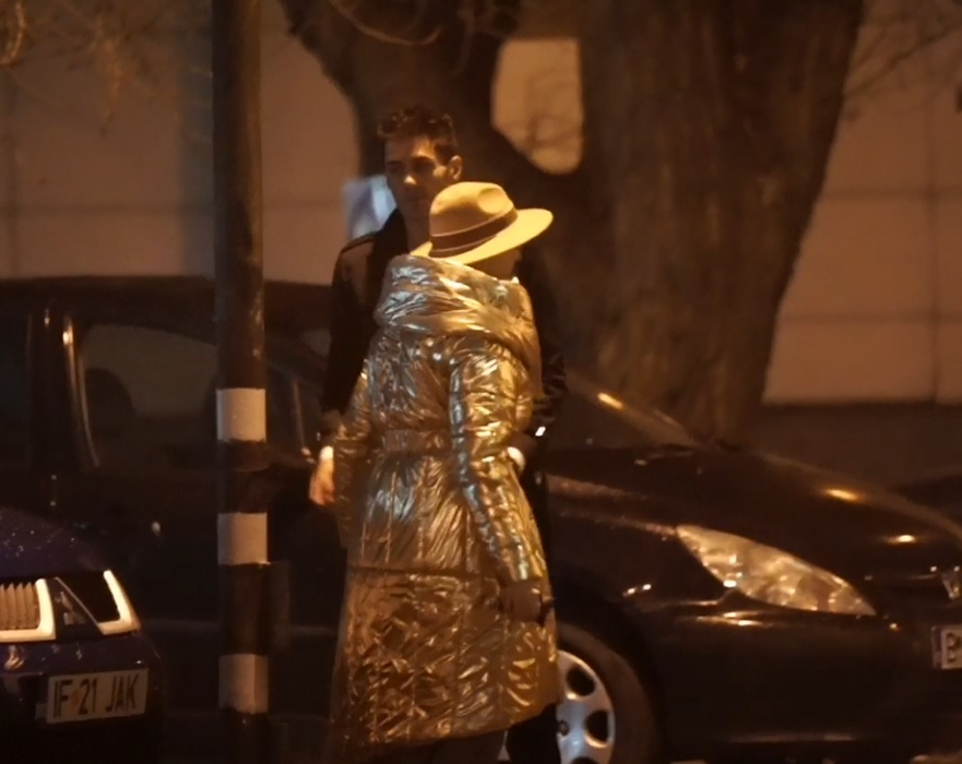 George Burcea, întâlnire nocturnă cu o blondă