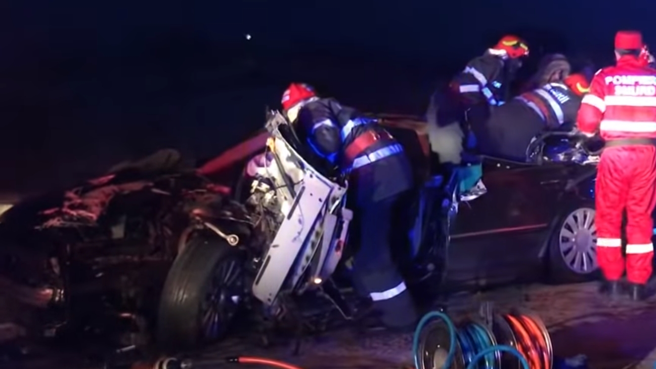 Durere fără margini la înmormântarea lui Nicolae Gabură, cel care a murit în groaznicul accident de la Dealu Mare | VIDEO