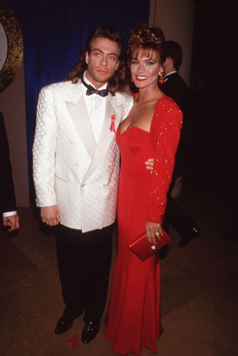 Jean-Claude Van Damme cu Darcy LaPier. Foto: Profimedia