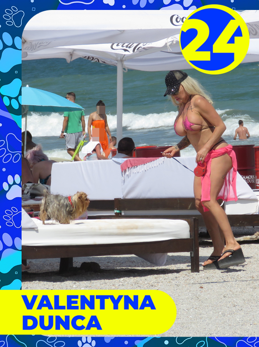 Top 25 vedete care și-au etalat costumele de baie, dar cățeii lor au făcut senzaţie! Delia, Bianca Drăgușanu sau Lora, eclipsate de patrupezi la malul mării
