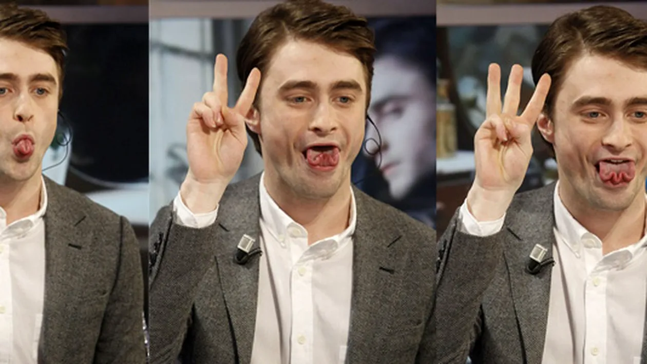 Magie? Ia uite ce stie sa faca Harry Potter cu limba!