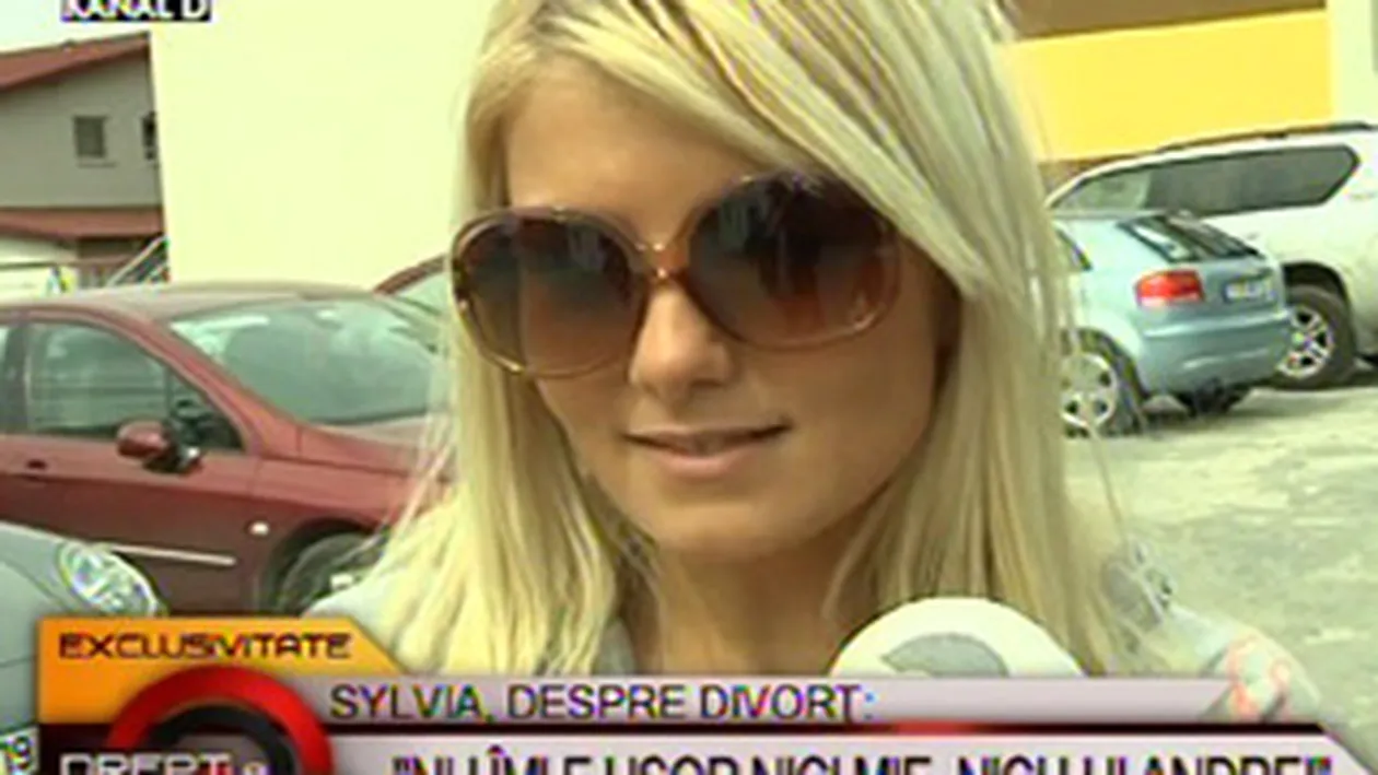 VIDEO Primele declaratii ale Sylviei dupa despartirea de Andrei! Vezi cum raspunde acuzatiilor sotului!