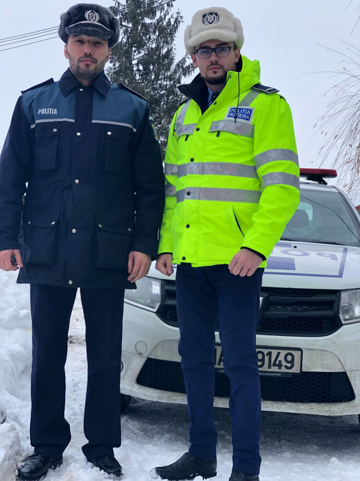 Polițiștii Ștefan Tănasă și Teodor Buculei nu sunt la prima operațiune de salvare in extremis