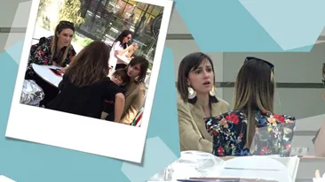 Fiul Danei Rogoz, la terasă cu... fetele!