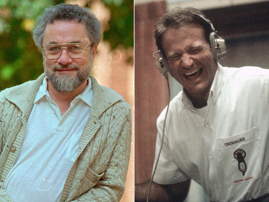 Mandatory Credit: Photo by CHARLES KRUPA/AP/REX/Shutterstock (6536001a)Cronauer Adrian Cronauer, who was a disc jockey at the Saigon-based Dawn Buster radio show from 1965-1966, poses outside his home in Philadelphia, Pa., in Oct. 1987. Cronauer's experiences in the Vietnam War are chronicled in the movie, "Good Morning, VietnamADRIAN CRONAUER, PHILADELPHIA, USANo Merchandising. Editorial Use Only. No Book Cover Usage.Mandatory Credit: Photo by Touchstone/Kobal/REX/Shutterstock (5883629o)Robin WilliamsGood Morning Vietnam - 1987Director: Barry LevinsonTouchstoneUSAScene StillComedyGood Morning Vietman