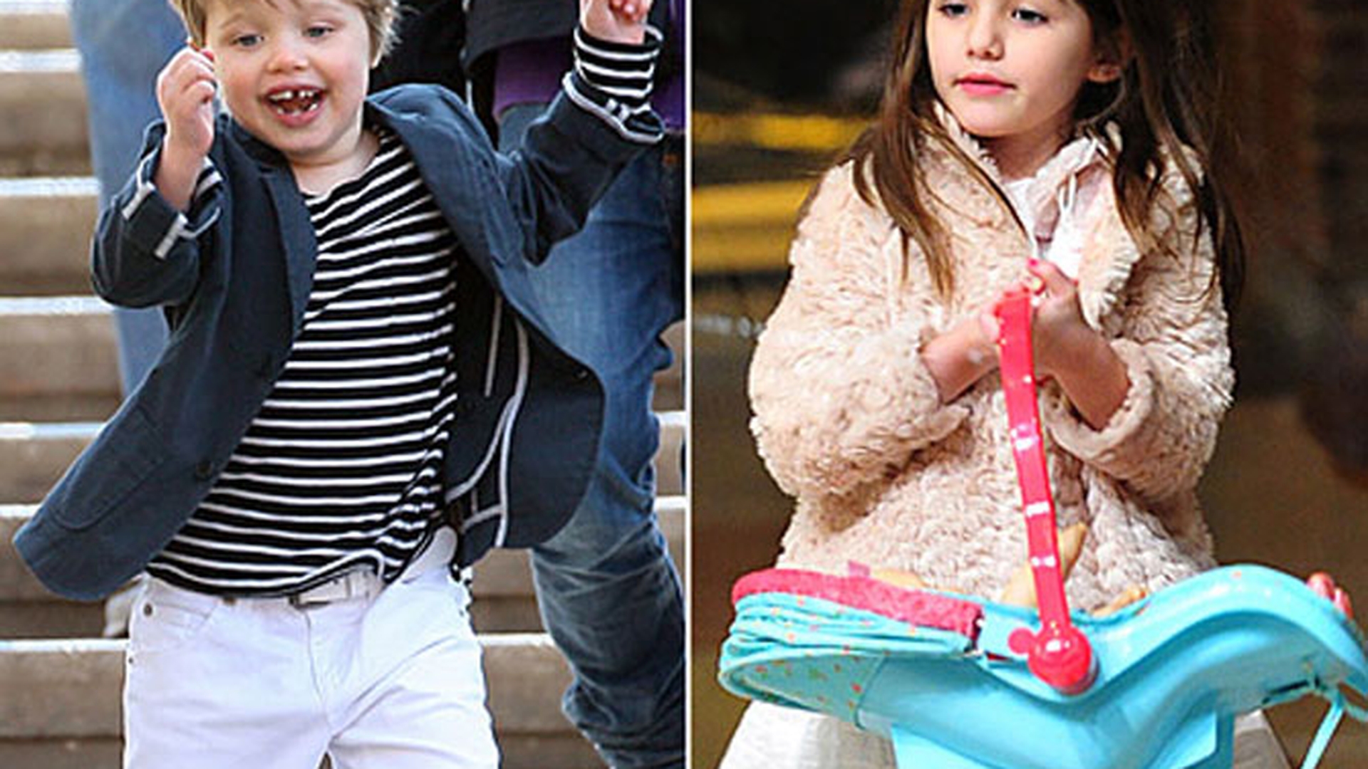 Ciudateniile copiilor de vedete - Shiloh Jolie-Pitt se joaca cu tarantule moarte si isi doreste sa fie baiat, iar Suri Cruise are un dormitor separat pentru prietenii imaginari!