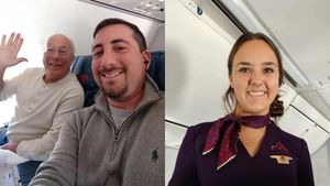 Acest bărbat a rezervat 6 curse diferite de avion, pentru a-și petrece Crăciunul cu fiica lui stewardesă