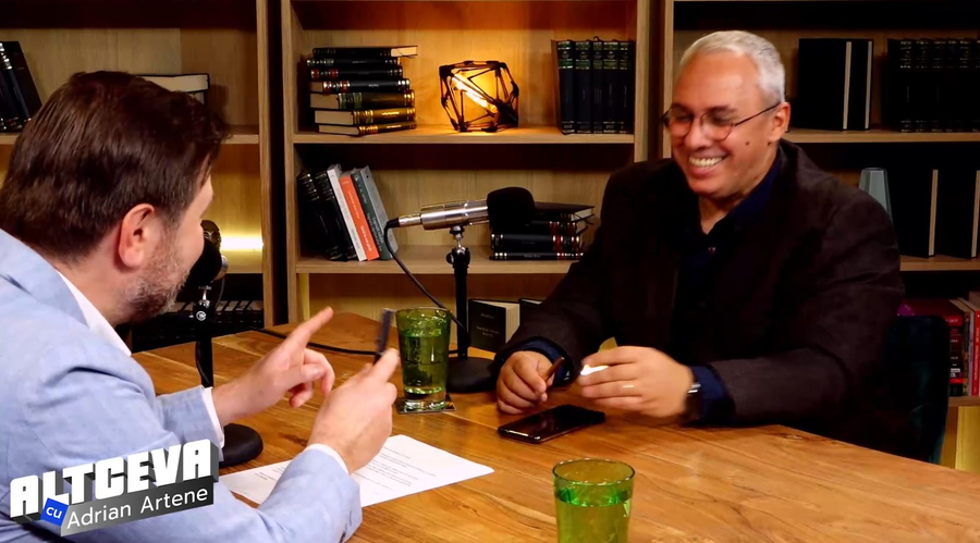 Alexandru Preda, fiul scriitorului Marin Preda, invitatul lui Adrian Artene la podcastul ALTCEVA, care va fi difuzat sâmbătă, de la ora 19.00, pe canalul de YouTube dedicat (Foto: CANCAN.RO)