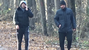 VIDEO EXCLUSIV. Piţi şi-a ”alergat” nepotul prin pădure!
