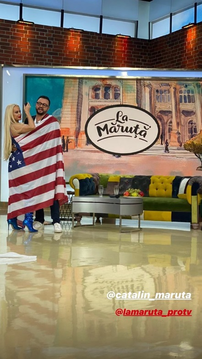 Anda Adam, apariție incitantă în emisiunea lui Cătălin Măruță! Gestul indecent făcut de cântăreață