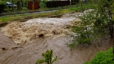 Cod portocaliu de inundații pe râuri din Constanța, Brașov și Covasna