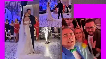 Roxana Hulpe, prezentatoarea de la PRO TV, nuntă cu fast în Cluj! Cabral și Cosmin Stan, nași de cununie. Imagini inedite de la eveniment