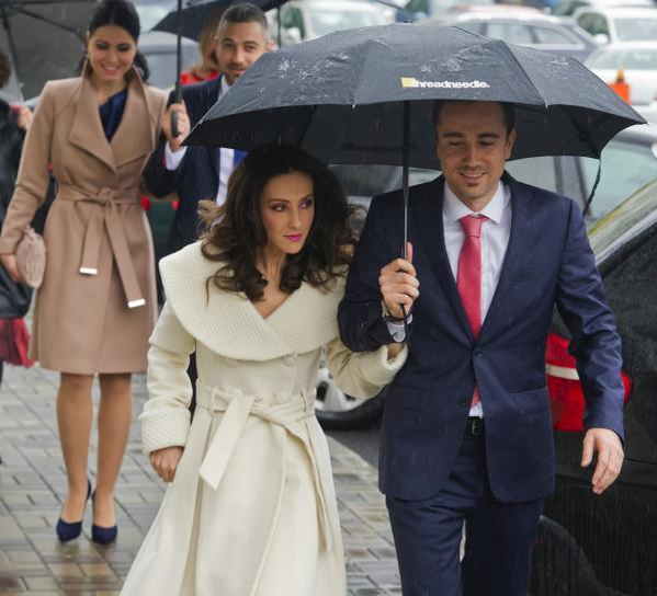 Primele imagini de la cununia civilă a ANDREEI RĂDUCAN! Ce ţinută a ales fosta gimnastă