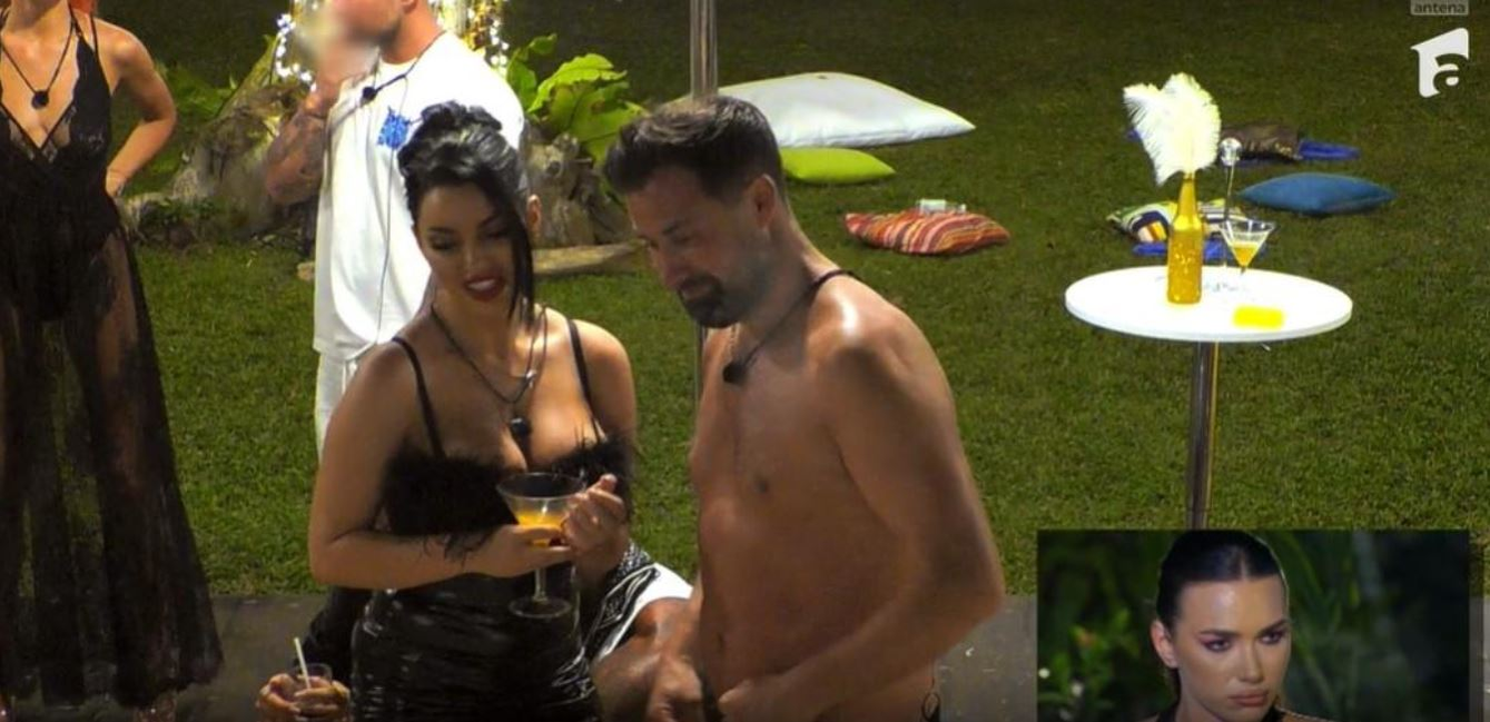 Iustina a fost înşelată pe faţă la Insula iubirii, dar s-a răzbunat Şi-a arătat părţile intime la TV, Cornel a plâns în hohote