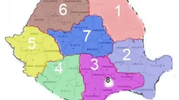 Oficialii vor o noua organizare a tarii! Am putea avea doar opt judete, in loc de 41! Vezi aici care ar fi capitalele