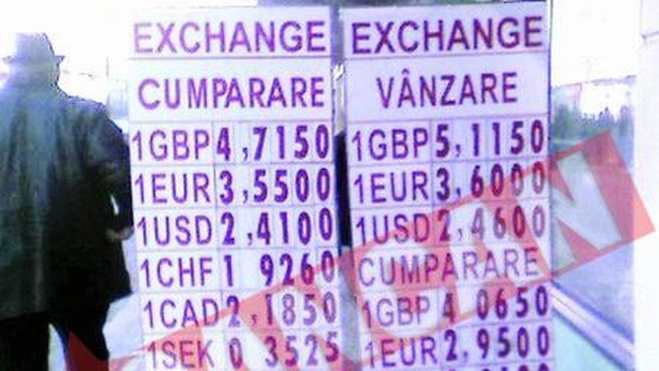 "Smenuri" la casa de schimb valutar