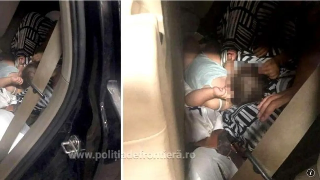 Fetiță de 10 luni, ascunsă într-o mașină la Vama Borș! Unde se afla copila