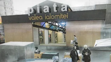 A inceput reconstructia Pietei Valea Ialomitei