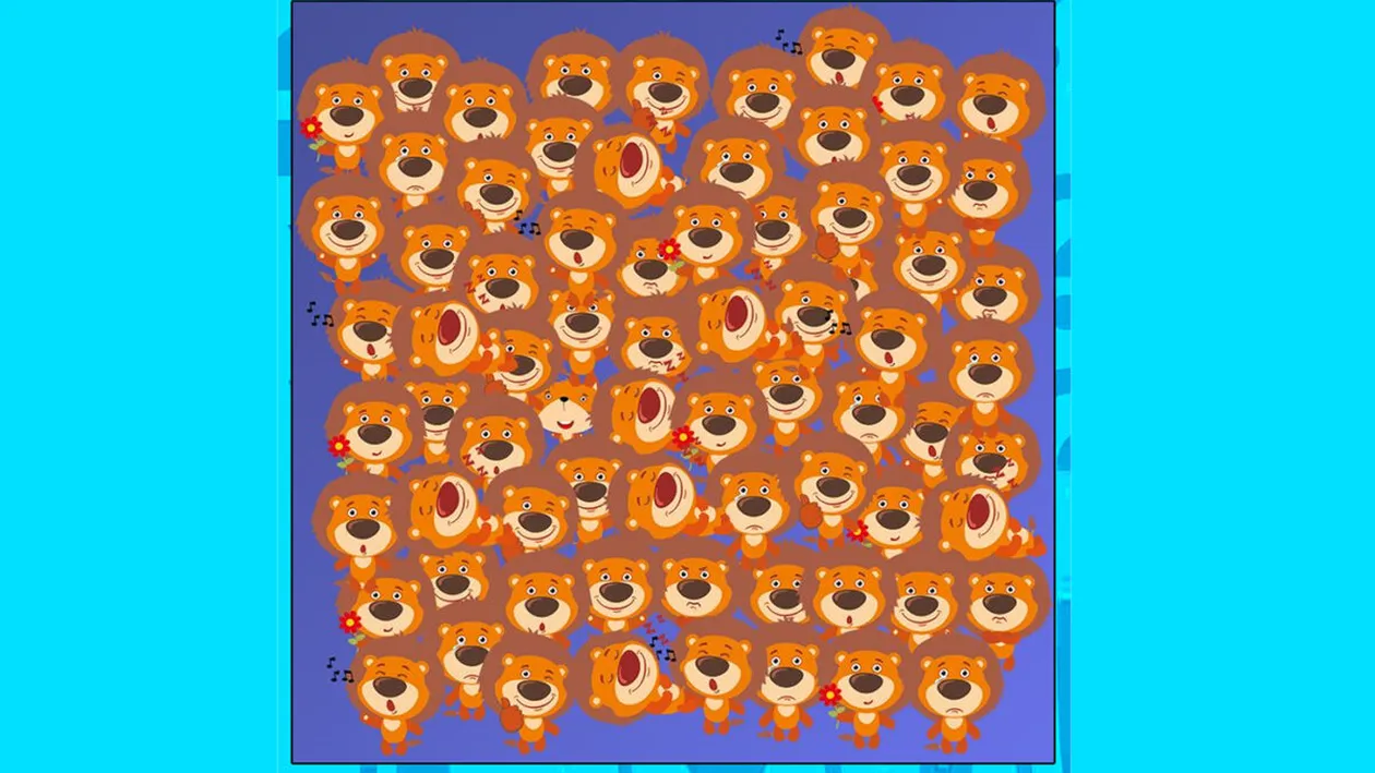 Iluzie optică virală | Găsiți vulpea infiltrată printre urși!