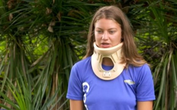 Exatlon,11 octombrie. Corina Petruț, în scaun cu rotile după o accidentare gravă. A căzut de la înălțime și a ajuns de urgență la spital