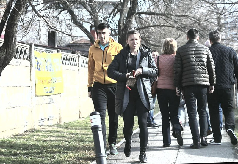 Oamenii au întors capetele după faimoasa jucătoare de tenis