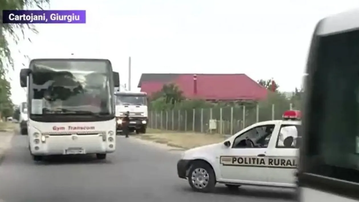 Imagini din prima zi de carantină a satului Cartojani din județul Giurgiu! Localnicii sunt îngroziți de noul coronavirus: “Mi-e frică să mai ies și din casă”