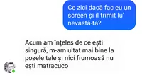 BANC | Discuție haioasă între un bărbat însurat și o femeie ”vigilentă”