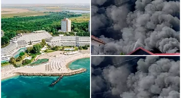 Intoxicație cu fum într-un hotel din Olimp. ISU Constanța a activat planul roșu de intervenție VIDEO