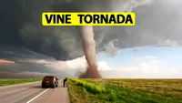 Tornadele pun stăpânire pe România, iar meteorologii ANM au făcut anunțul! Ce se întâmplă cu vremea în următoarele zile pe tot teritoriul țării