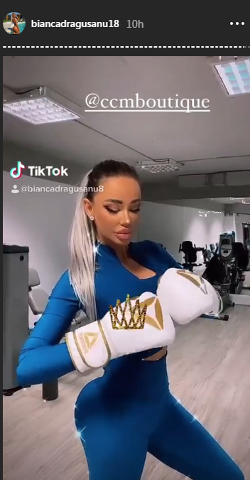 Atenție, Daria! Nu-i de glumit cu Bianca Drăgușanu! S-a apucat de kickboxing și lovește năprasnic
