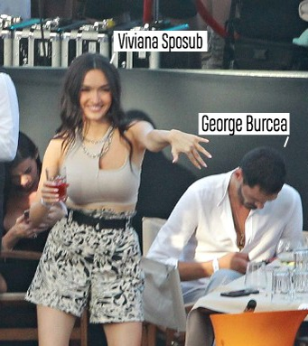 Viviana Sposub, George Burcea și ”soacra” lui s-au distrat, în club, la mare