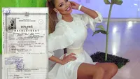 Bianca Drăgușanu și-a arătat diploma de BAC. Prezentatoarea e mândră de notele obținute