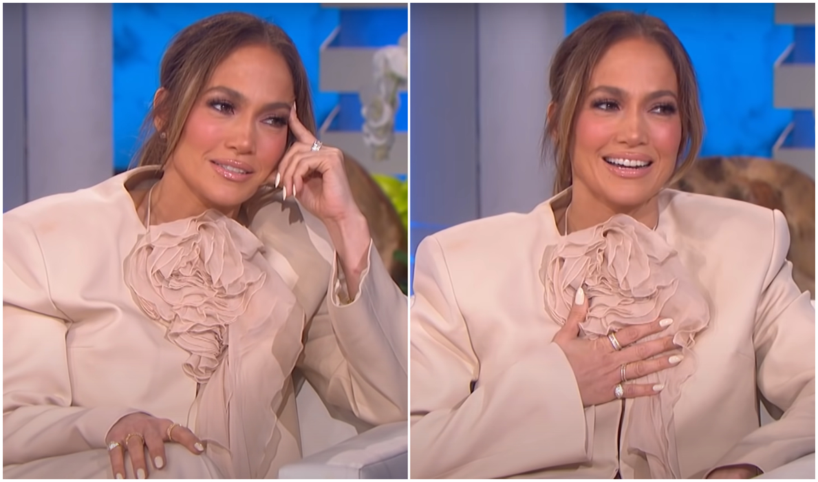 Jennifer Lopez, în cadrul unei emisiuni TV. Sursă foto: capturi video