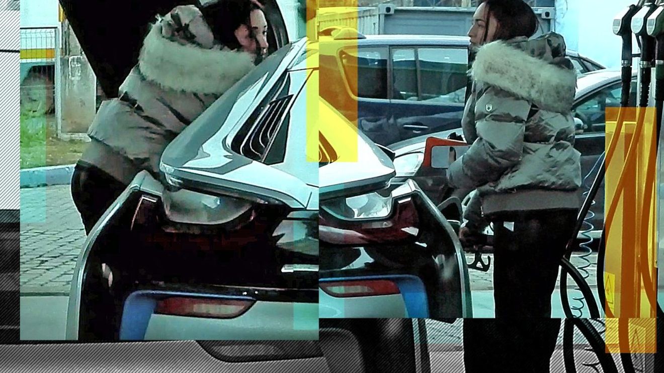 Are BMW de 100.000 € și alimentează cu carburant de 200 de lei! Larisa Iordache o „arde” românește!