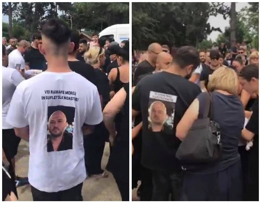 “Fratele” lui Puya a fost înmormântat. Florin Salam a cântat melodii de jale înainte ca sicriul să fie băgat în groapă