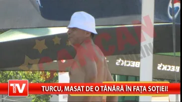 Turcu, masat de o tanara in fata sotiei!