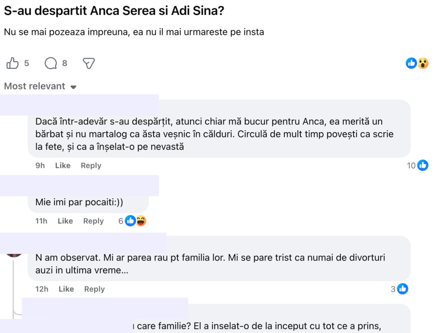 Anca Serea și Adi Sînă s-au despărțit?/ sursa foto: social media