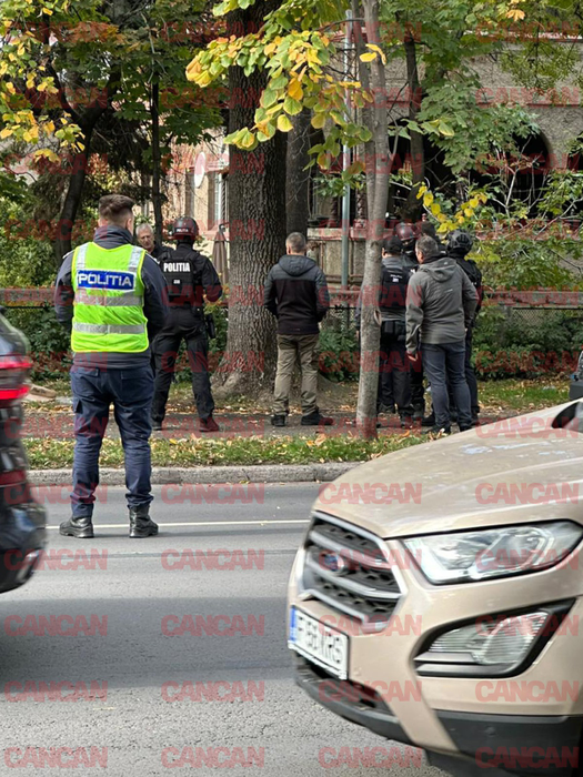 Desfășurare de forțe majore pe Șoseaua Kiseleff din București! Un bărbat a amenințat că își dă foc în plină stradă