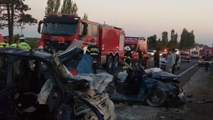 Accident deosebit de grav la ieșirea din Timișoara! Șapte persoane au fost rănite