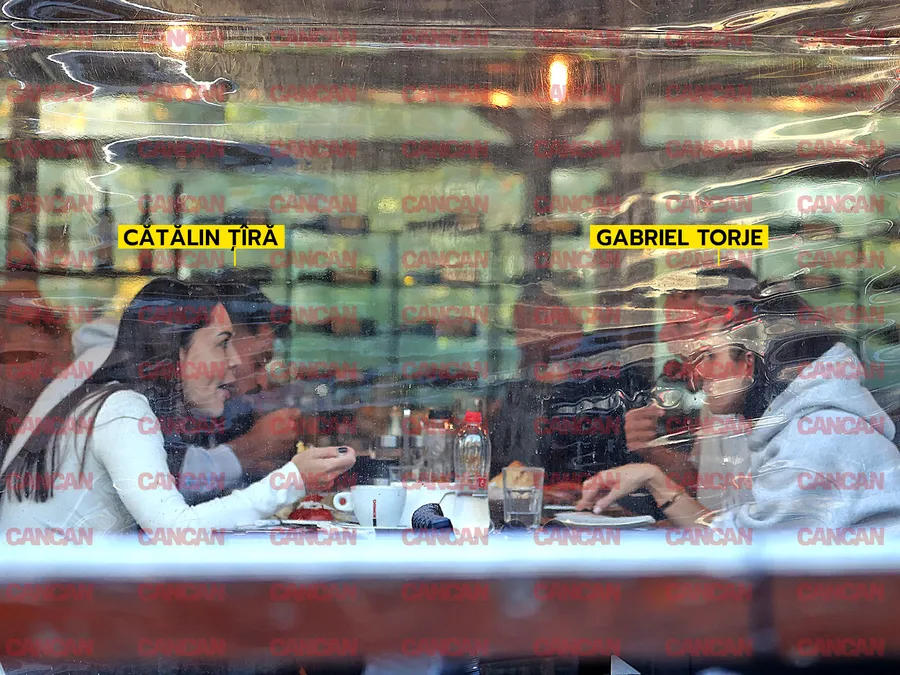 Cătălin Țîră, Gabriel Torje și partenerele lor s-au înfruptat cu preparate delicioase la o terasă